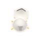 White Color FFP1 Dust Mask , Dust Protection Mask With Aluminum Nose Clip