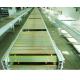 Flexible Flat Top Chain Conveyor , Fire Resistant SS Slat Chain Conveyor