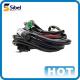 Direct Using 1 leads 2 leads wire harness,New Wholesale Relay DT Plug and Play Wiring Harness for led light bar