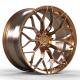 Brushed Bronze Monoblock 21 Inch Forged Wheel For Ferrari 458 1 Piece Alloy Rims