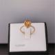 Custom Make Gold Factory Luxury Jewelry Serpent Boheme Ring S Motif Citrin Ref
