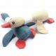 25CM Durable Stuffed Dog Toys Goose Appearance Printing / Embroidery Logo