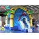 Colorful Inflatable Bounce House Water Slide Combo Commercial Inflatable Bouncy House