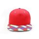 Girls Polyester Fabric Flat Brim Snapback Hats Sublimination Print