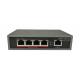 POE-S1004F(4FE+1FE)_4 Port 10/100Mbps IEEE802.3af/at PoE Switch with 65W External power supply (Newly Developed)