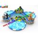 Beach Large Inflatable Water Parks , Pool Toys Inflatable Water Slides