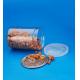 Cylinder Clear Plastic Storage Containers With Lids Small Capacity 28G