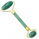 Face Massage Noise-Free Aventurine Green Jade Roller with OEM Package and Customized Bag
