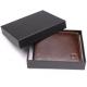 China factory hot selling wallet gift box  Custom wallet pack box with foil stamping logo