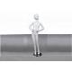 High Glossy White Children's Clothing Mannequins Full Body With Different Pose