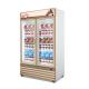 Vertical Upright Display Showcase Freezer For Ice-Cream & Frozen Products
