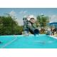 Eco - Friendly Custom Water Slides Funny Amusement Tube Slide 12m Heigth