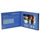 Bespoke design 7 inch video greeting card,LCD video in print brochure