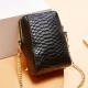 12cm 18cm PU Phone Bag BSCI Crocodile Embossed Leather