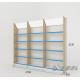 Single Sided Medicine Rack For Pharmacy Cold rolled steel Material Light duty