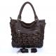 Wholesale Price New Style Real Leather Dark Coffee Shoulder Bag Handbag #2615