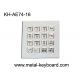 IP65 16 Keys Industrial Metal Keyboard with integrated functional Digital keypad
