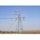 10 - 1000KV Transmission Line Angle Steel Towers, Electric Angular Power Tower