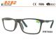 Unisex fashionable reading glasses, made of plastic, Power rang : 1.00 to 4.00D