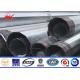 9.4m 11.6m 13.8m 693.23 Dan Galvanized Metal Pole With 3mm Thickness