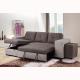 NEW sectional contrast color stitch couch left hand facing living room spaces modern L shaped typed grey fabric sofa