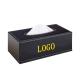 High Quality PU Leather Facial Tissue Boxes For Home Office Hotel Car