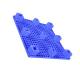 Grid Surface Flat Plastic Pallet 1000 X 1000 X 140 Blue HDPE 600kG Load For Food Factory