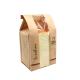Sandwich Toast Paper Bag , Sustainable Kraft Bakery Bags With Window