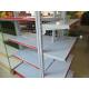 Red Color Classical Wire Gondola Shelving 4 Layer Combination Cold Rolled Steel