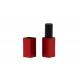 Square Aluminum Red Empty Lipstick Tubes Container 3.5g With Magnet Case