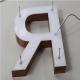 Decorative Led 26 Alphabet Abs Light Up Gold Back Letter Electronic Advertising Lighting Channel Letters Sign
