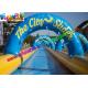 Giant 100M Famous Inflatable Big Water Slide , Inflatable City Slide  For Summer
