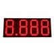 88.88 IP65 Gas Station Sign Numbers Petrol Price LED Display Board