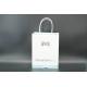 Shopping Handle Paper Bags recycled White Paper Carrier Bags