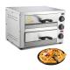 Capacity Electric Pizza Oven 16 Inches Baking Equipment 2460W 220V/50Hz