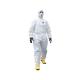 SF Type 5/6 Protective White Insulated Coveralls Anti - Static For Electronic