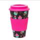 Green Biodegradable Coffee Cup 401ml - 500ml Bamboo Fibre Coffee Mug With Lid