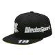 Back Button Hip Hop Style Flat brim Snapback Hats Adjustable Size 3D Embroidered