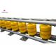 Wholesale Safety Rolling Guardrail Yellow EVA Roller Barrier Highway Traffic Safety Guardrail Roadway Crash Barrier