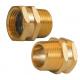 3/4 GHT Female X 3/4 NPT Male GHT To NPT Brass Compression Fitting