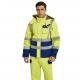 Hivis Yellow Rich Modacrylic Fire Proof Rain Wear Electric Preventing Jacket
