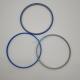 Plastic Dual Seal Wafer Hoop Ring PBT Material Customized