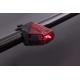 ROHS LED Bicycle Rear Lights 100 Hours Lifespan For Night Riding