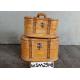 S26 Vintage Wooden Suitcase