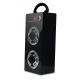 Professional Black And Rectangular Portable Stereo Speakers , Volume Control # JS160