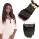 Double - Drawn Strong Weft Indian Human Hair Bundles 13 * 4 Lace Frontal