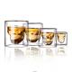 Skeleton Shaped High Borosilicate Glass Cup Vodka Shot Double Wall Glass Cup