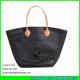 LUDA black handbags cheap promotional pp braide straw beach tote handbags