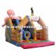 Customized Inflatable Slide In Pirate Ship And Octops Shape For Kids
