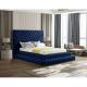 OEM/ODM Furniture Factory direct wholesale eucalyptus frame Upholstery velvet fabric customized bed room set
